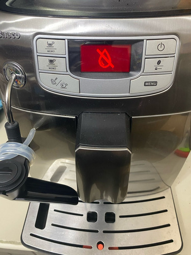 Cafetera Superautomatica Saeco Intelia Usada Excelentes Cond Plateado (Usado)