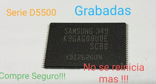 Memoria Nand K9gag08u0e Para Led Samsung Seried5500 Grabada