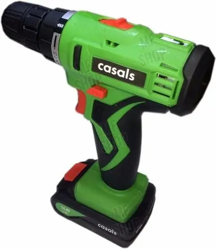 Taladro Atornillador 2 Baterias Casals 14,4 Litio 10 V Mf Sh | Cuotas sin  interés