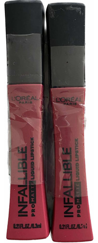 Labial Original Mate Infallible Loreal A Prieba De Agua