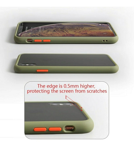 Funda Premium, Uso Rudo, Mate/transparente. Modelos Xiaomi