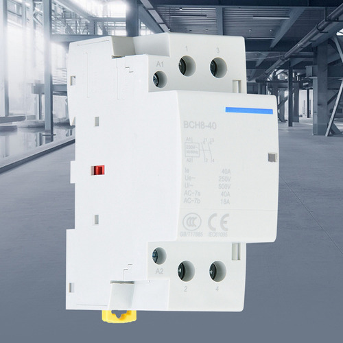 Contactor De Corriente Alterna 2p 40a, Riel Din Doméstico De