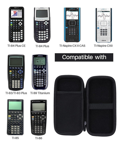Funda Rígida Compatible Con Ti-84 /ti-84 /ti-nspire Cxii-fs