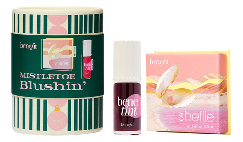 Benefit Mistletoe Blushin Lip And Cheek Stain And Blush Duo