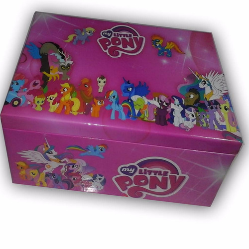 Imagen 5 de 6 de My Little Pony Cofre De Madera Personalizado. (34x20x10)