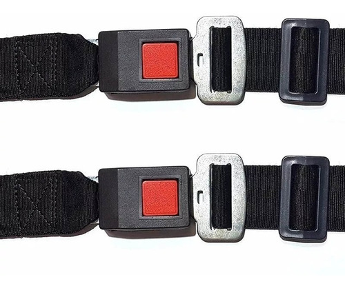 Imagen 1 de 5 de Cinturon De Seguridad De Cintura Auto Micro Camion Negro
