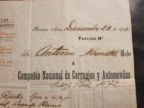 Imagen 3 de 3 de Boleto Monograma Antiguo (original) Con Sello. 51573.