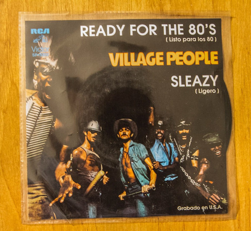  Disco Acetato 45 Rpm: Village People - Ready For The 80s