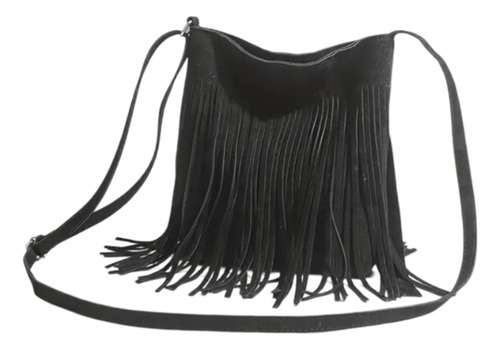 Bolsa Bandolera Bohemio Con Flecos Vintage Hippie Retro