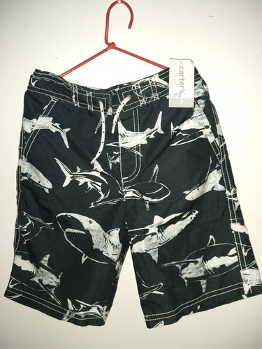 Liquidacshorts Playero Niño Carters Kid Con Upf 50+ Talla 7 