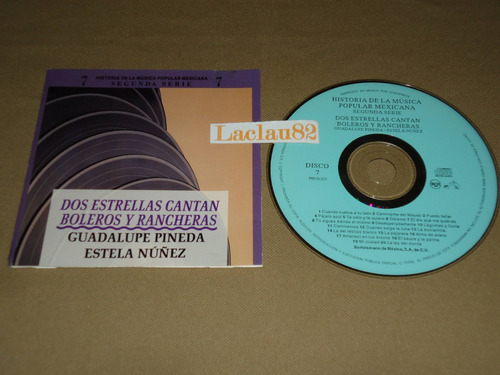 Guadalupe Pineda Estela Nuñez Dos Estrellas Cantan 1992 Cd