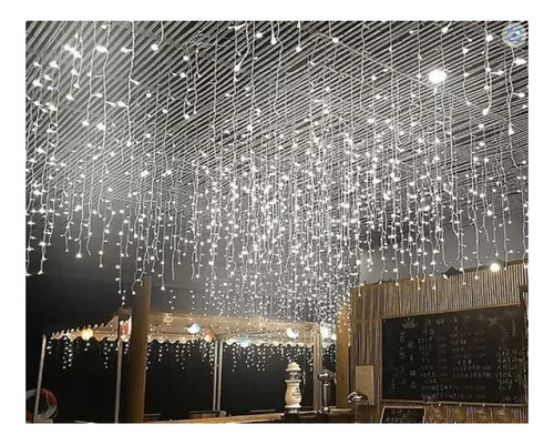 400 Luces Led Navideñas Impermeables De 10 M, Color Blanco F