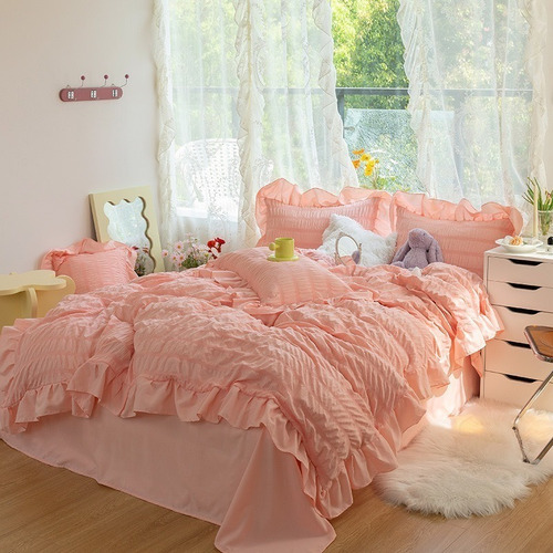 Set Ropa De Cama Sabanas +funda De Plumon King Hspps3