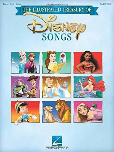 The Illustrated Treasury Of Disney Songs., De Walt Disney. Editorial Hal Leonard, Tapa Blanda En Inglés, 2021