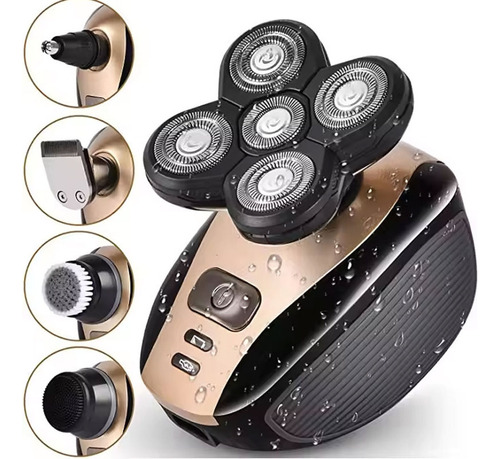Afeitadora Eléctrica Impermeable Recargable D 5 En 1