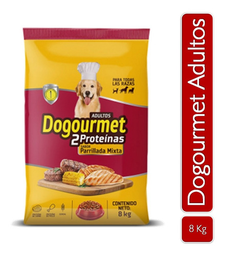 Alimento Para Perros Dogourmet Adultos Parrilla Mix 8kg