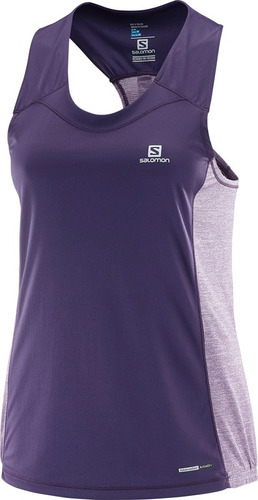 Remera Salomon - Agile Tank W - Running - Mujer