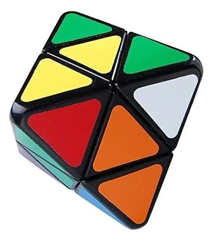 Cubo Lan Lan Skewb Diamond Nuevo Base Negra