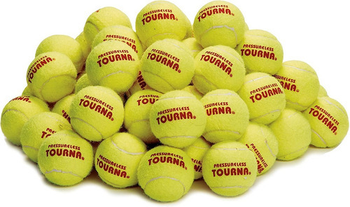 Pelotas De Tenis Tourna Sin Presión 60 Pz