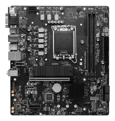 Tarjeta Madre Msi Pro B760m-g Ddr4 Lga1700 Micro Atx Pcie4.0