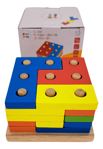 Cubo Rompecabezas Encastre Tetris Ingenio 