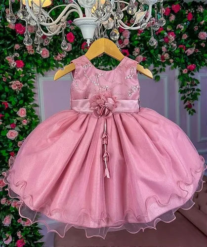 Vestido Beb Luxo Festa Parcelamento sem juros