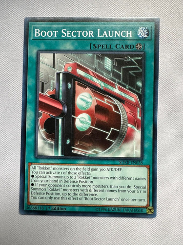 Boot Sector Launch Comun Yugioh (Usado)