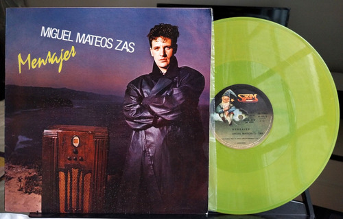 Vinilo Maxi Lp Mateos Zas - Mensajes Vinilo Amarillo Edfargz