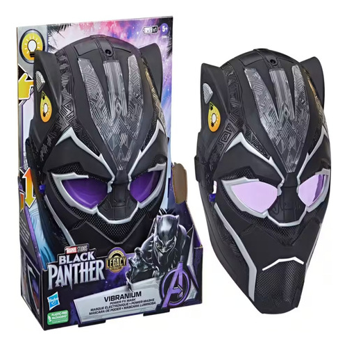 Mascara Black Panther Con Luz