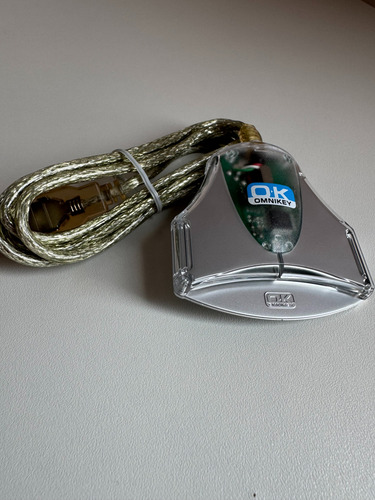 Omnikey Ok 3021 Leitora Cartao Certificado Digital Usb