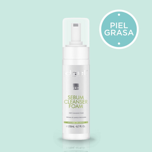 Imagen 4 de 9 de Idraet Sebum Cleanser Foam Espuma Limpieza Acne Piel Grasa