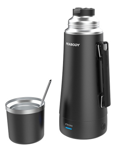 Termo Electrico Peabody Acero Inoxidable Negro (ds)