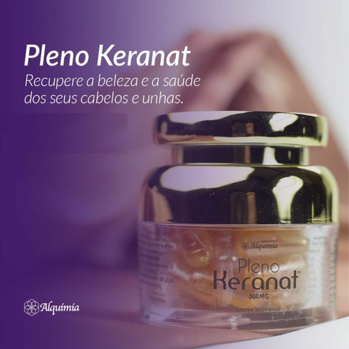 Pleno Keranat 300mg 30 Cáps - Alquimia