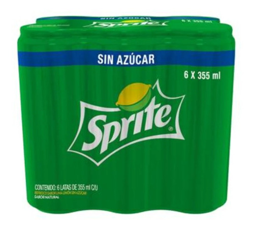 Refresco Sprite Sin Azúcar 6 Pack