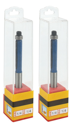 6 Brocas Fresadoras De 2.6 Pulgadas De Largo Y 2 Bordes, Cor