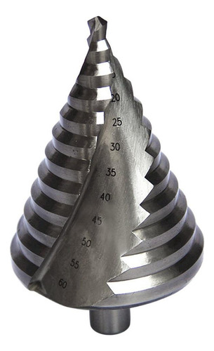 Broca Escalonada Hss Nuzamas 6-60mm 12 Tamaños Metal Pvc
