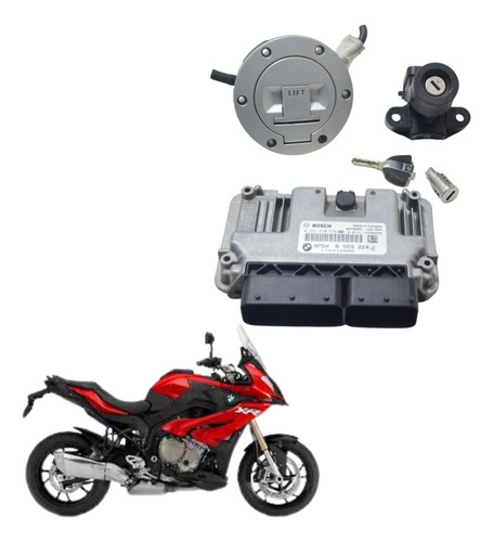 Kit Chave Ignição Modulo Ecu Code Bmw S 1000 Xr 15-19 Orig (Usado)