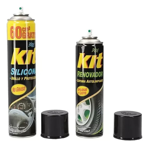 Pack Kit: Silicona 420 Cc + Renovador De Gomas 360 Cc