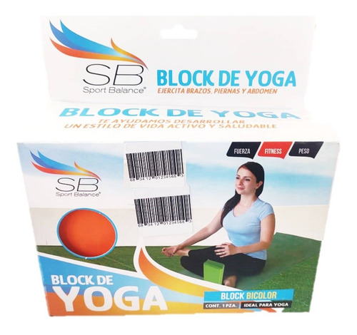 Bloque Profesional De Yoga Bicolor Rosa Goma