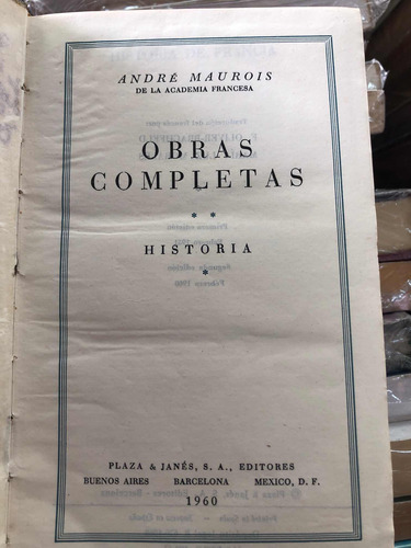 Obras Completas André Maurois Historia Atr Vid