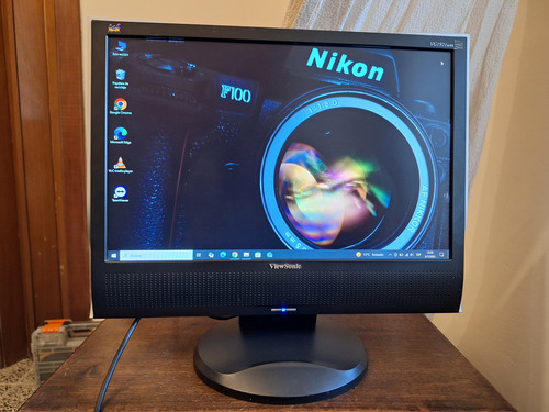 Monitor Viewsonic Vg1921wm De 19 Pulgadas Lcd Muy Sano Negro (Usado)