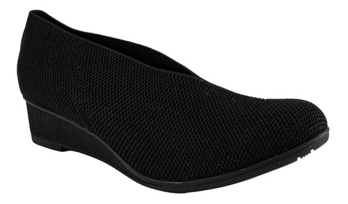 Zapato Mocasin Luna Negro Para Dama