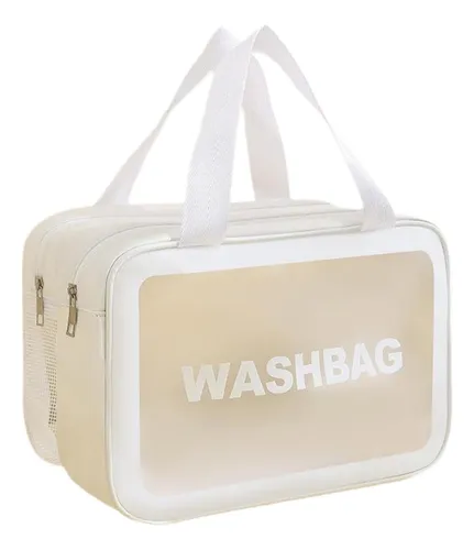 Bolsa De Aseo De Viaje, Estuche Para Mujer, Bolsa Blanco L