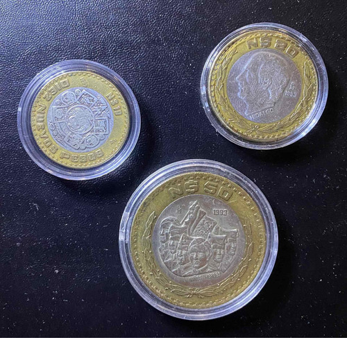 Lote De 3 Monedas 10 , 20 Y 50 Nuevos Pesos !