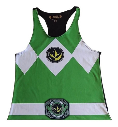 Camiseta Olímpica Gym Fitness Box (green Ranger)