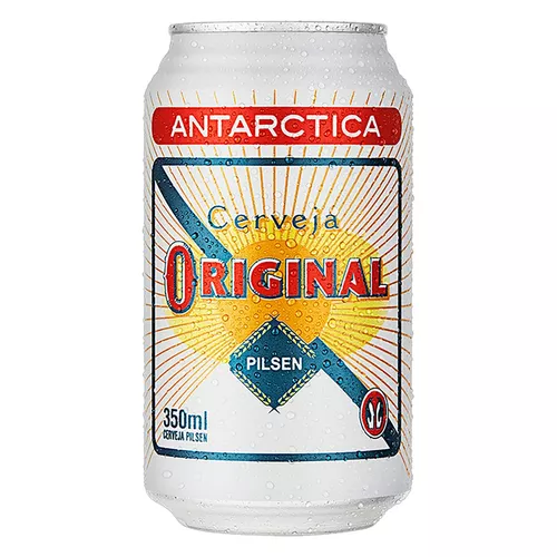 Imagem 1 de 1 de Cerveja Antarctica Original Pilsen lata 350ml