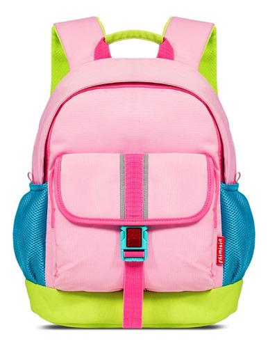 Mochila Jr. Escolar Para Chicos Infantil Primicia Oficial Color Rosa Talle 15