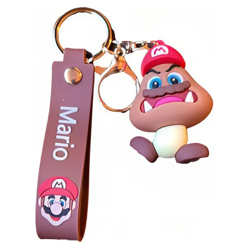 Goomba Mario Llavero Nintendo Wario Land Switch Wii Gc N64