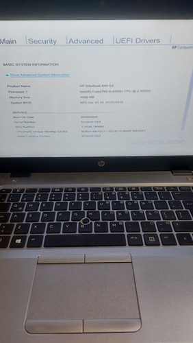 Hp Elitebook 840 G3 I5-6ta Desarme (Usado)