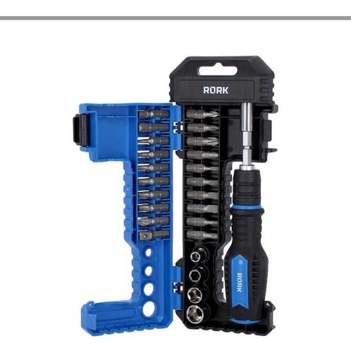 Kit De Desarmadores, Extensión Y Dados Rork Mrk-010